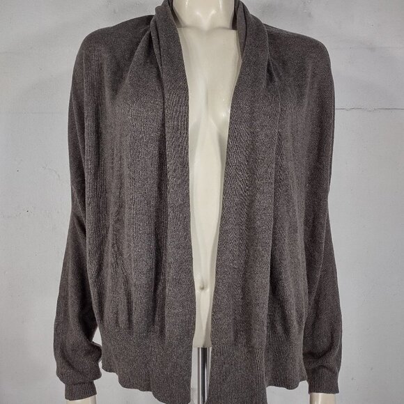 Vince brown open front cardigan sweater ladies Medium - Picture 1 of 8